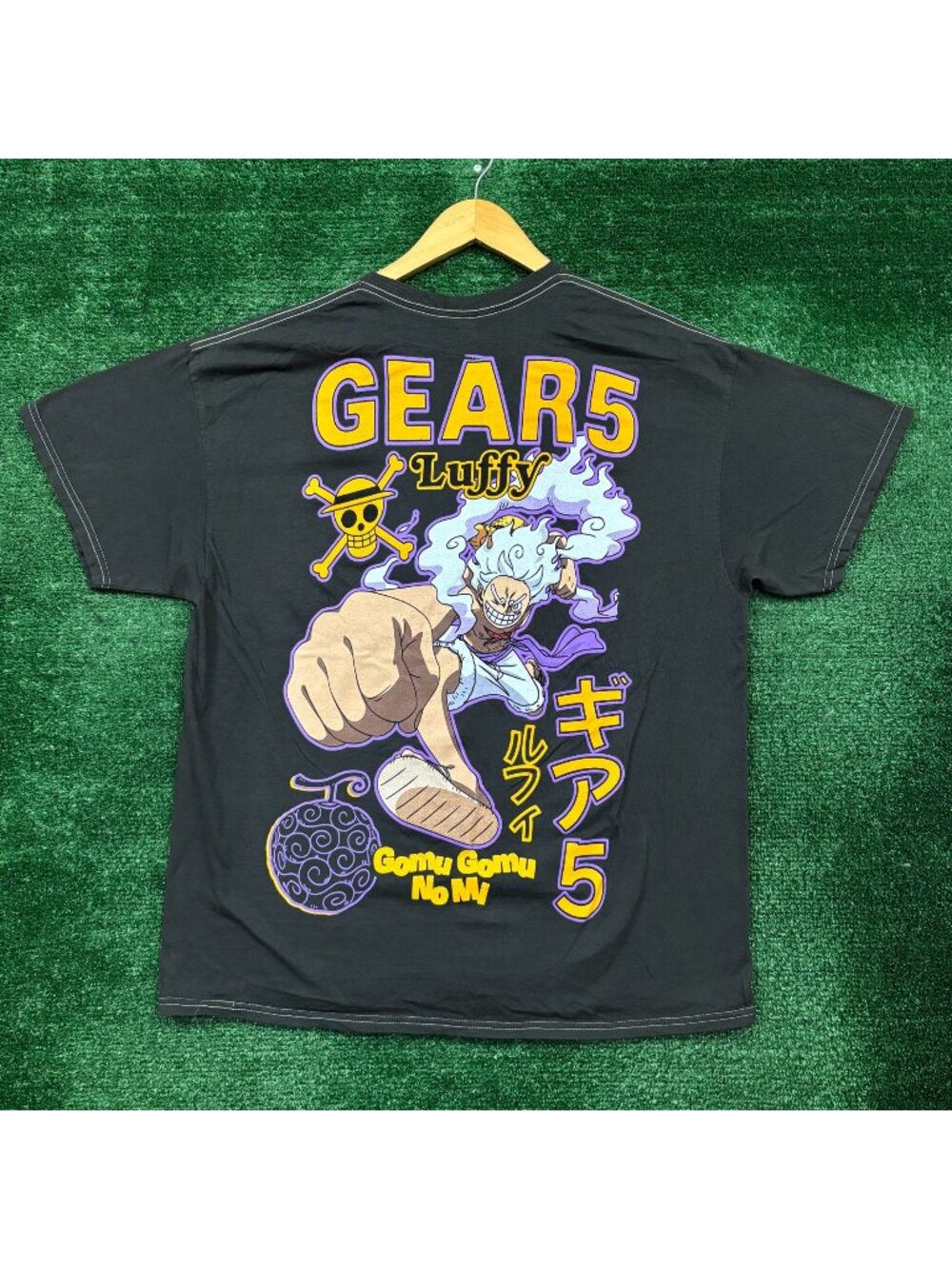 One Piece Gears Luffy T-Shirt Size Large